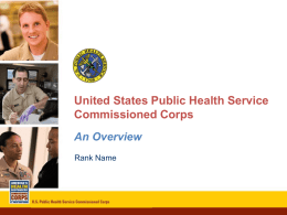 Click to edit Master title style United States Public Health Service