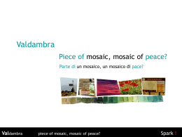Valdambra Piece of peace? mosaic, mosaic of