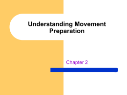 Understanding Movement Preparation Chapter 2
