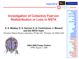 Investigation of Collective Fast-ion Supported by
