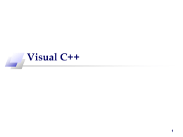 Visual C++ 1