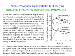 Nickel Phosphide Nanoparticles for Catalysis