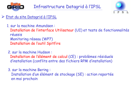 Infrastructure Datagrid à l’IPSL 