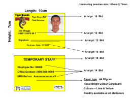 Length:  10cm TEMPORARY STAFF m 7c