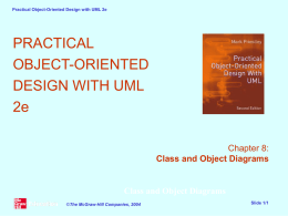 PRACTICAL OBJECT-ORIENTED DESIGN WITH UML 2e