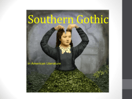 Southern Gothic in American Literature