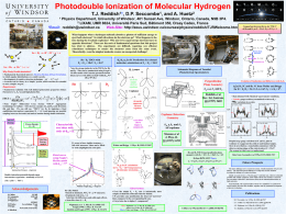 Photodouble Ionization of Molecular Hydrogen T.J. Reddish , D.P. Seccombe