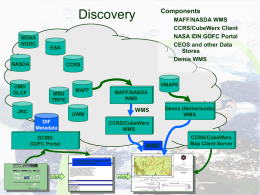 Discovery Components MAFF/NASDA WMS CCRS/CubeWerx Client