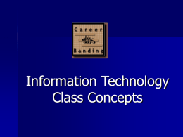 Information Technology Class Concepts