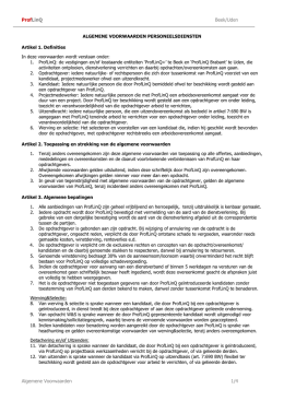 Personeelsdiensten ProfLinQ