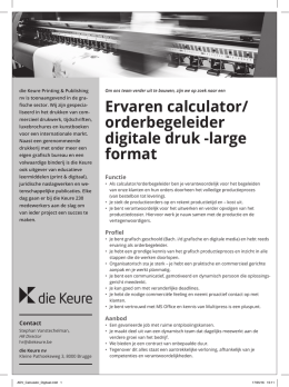 Ervaren calculator/ orderbegeleider digitale druk -large