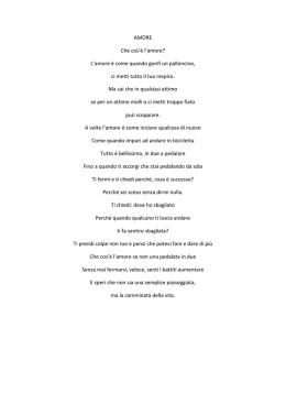Poesie alunni - Istituto superiore sassuolo elsamorante