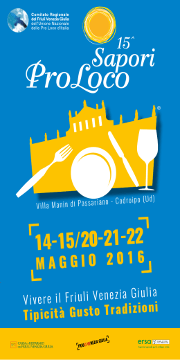 scarica qui il depliant di sapori pro loco 2016