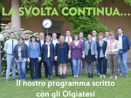 Presentazione - Svolta Civica