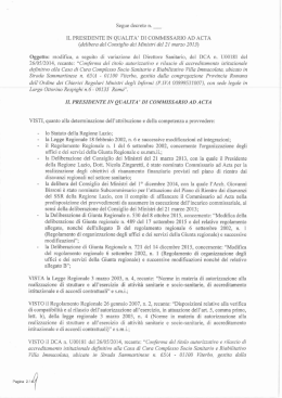 Decreto n.U00161 del 16/05/2016