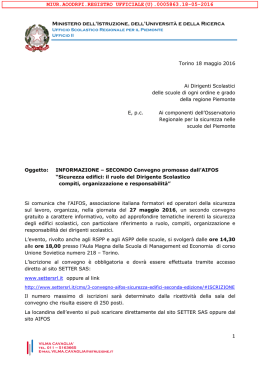 Nota Reg. prot.n. 5863/2016 - Ufficio Scolastico Regionale
