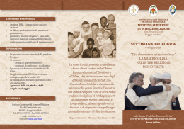 settimana teologica - Maria SS del Carmelo