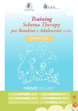 Training Schema Therapy - Dott.ssa Francesca Birello