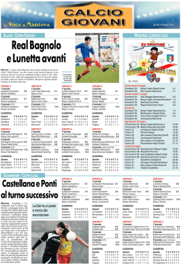 La Voce di Mantova - gioved&igrave; 19 maggio 2016