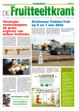 pagina 7 van de onlangs verschenen Fruitteeltkrant