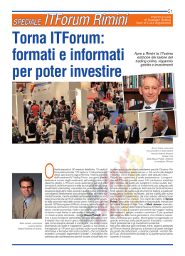 Speciale IT Forum Rimini 2016