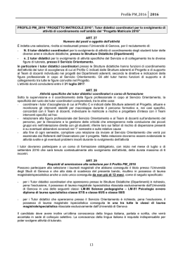 Profilo PM_2016 2016 13 - Studenti e laureati