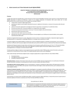 1. Azioni coerenti con il Piano Nazionale Scuola Digitale