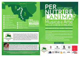 Per nutrire l`anima 2016