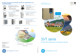 SVT serie - GE Industrial Solutions