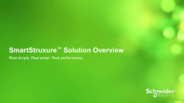For Customers - SmartStruxure Solution Overview Updated for SBO v1.6.1 Presentation (2)
