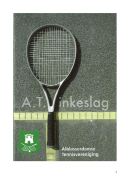 Vinkeslag juni 2016 - Tennisvereniging Atv