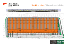 16005 Racking plan.indd - Distribution center Tredium Logistics Venlo