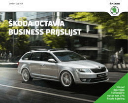 Prijslijst Octavia Businessline