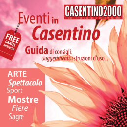 Eventi Casentino 2016