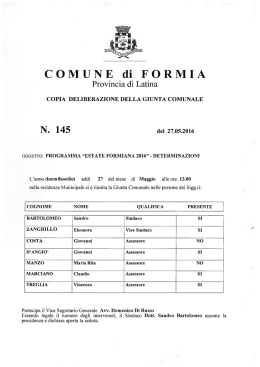N. 145 - Comune di Formia