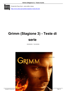 Grimm (Stagione 3) - Teste di serie - Close