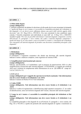Istruzioni compilazione domanda - pdf
