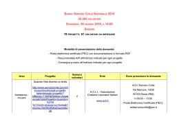 19 progetti per la citt&agrave; di Sassari