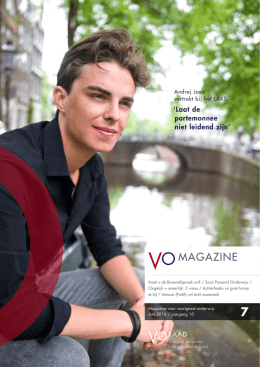 VO-magazine 7 (jaargang 10) - VO-raad