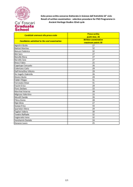 Candidates admitted to oral examination 0.07 Mb