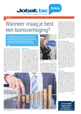 Wanneer vraag je best een loonsverhoging?
