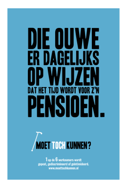 Klik hier voor de poster over pensioen.