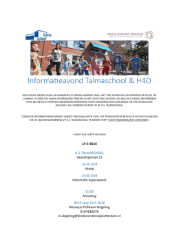Uitnodiging - Kind en Onderwijs Rotterdam