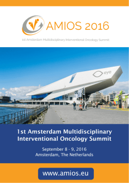 1st Amsterdam Multidisciplinary Interventional Oncology