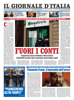 piangeremo altri morti - Il Giornale D`Italia