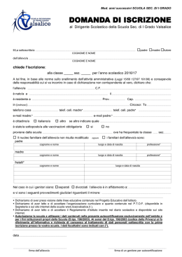 clicca qui - Liceo Salesiano Valsalice
