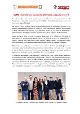 OCME S.r.l. - Itis Leonardo da Vinci