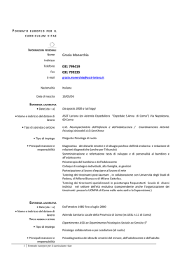 Manerchia, Grazia - Ospedale Sant`Anna