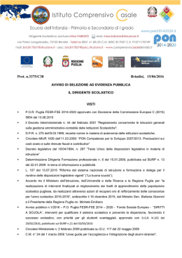 per la selezione della figura professionale di esperto formatore