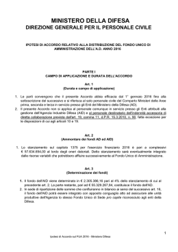 ministero della difesa